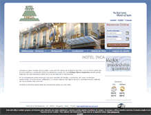 Tablet Screenshot of hotelinca-avil.com
